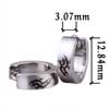 Silver Totem  Stainless   Steel  Earrings