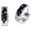 Abstract Tribal Hoop Earrings