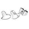 Abstract Heart Earrings