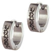 Stainless Steel Interweaving Plant Earrings