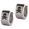 Stainless Steel Skeleton Skull Earrings