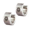 Stainless Steel Fiery Sun Earrings