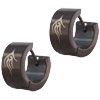 Stainless Steel Ancient Symbolic Earrings