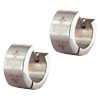 Stainless Steel Medieval Cross Earrings