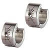 Stainless Steel Spider Web Earrings