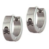 Stainless Steel Skull Earrings