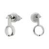Stainless Steel Boy Symbol Stud Earrings