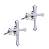  Cross  Stainless Steel  Earrings 