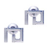 Number Six Stainless Steel Earrings