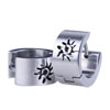 Sun Flower Hoop Stainless Steel Earrings