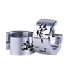 Crocodile Hoop Stainless Steel Earrings