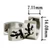 Stainless Steel With Animal Pattern Earrings