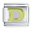 Gold Plated Letter D Italian Charm