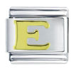 Gold Plated Letter E Italian Charm