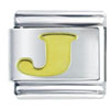  Gold  Plated J  Italian  Charm