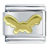 Gold Bat Italian Charm