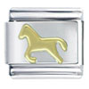 Galloping Horse Italian Charm