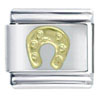Downward Horseshoe Italian Charm