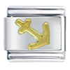  Gold  Anchor  Italian  Charm