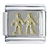 Gemini Twins Italian Charm