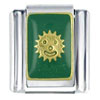 Sun Green Italian Charm