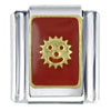 Sun Red Italian Charm