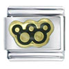 Double Micky Italian Charm