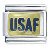 Gold Plated Usaf Italian Charm