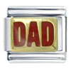 Red  Dad   Italian  Charm T3032_X01