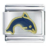 Blue Dolphin Italian Charm