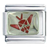 Nighthawk Red Italian Charm