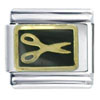 Black  Scissors  Italian Charm