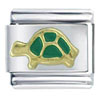 Green Turtle Italian Charm