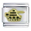 Army Tank Italian Charm