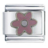 Enamel Flower Pink Italian Charm