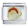 Santa Claus With Bushy White Beard Italian Charm