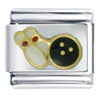  Gold  Plated Bowling Italian Charm
