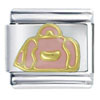 Pink Luggage Italian Charm