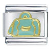 Blue Luggage Italian Charm