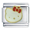 Gold Plated Kitty Cat Italian Charm