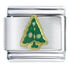 Gold Plated Christmas Tree Italian Charm