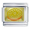 Orange Slice Italian Charm