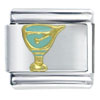 Goblet Aqua Italian Charm