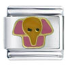 Pink  Elephant  Italian Charm