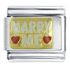 Marry Me Heart Italian Charm