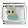 Aqua Ladybug Italian Charm