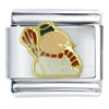 Christmas Snowman With Red Scarf Italian Charm