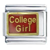 College Girl Red Italian Charm