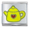 Yellow Teapot Italian Charm