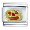 Pumpkin Face Italian Charm